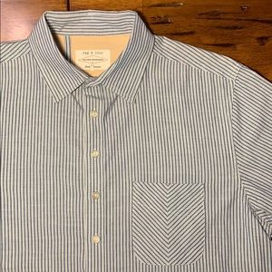 rag & bone Button Down Tailored Workwear Large EUC